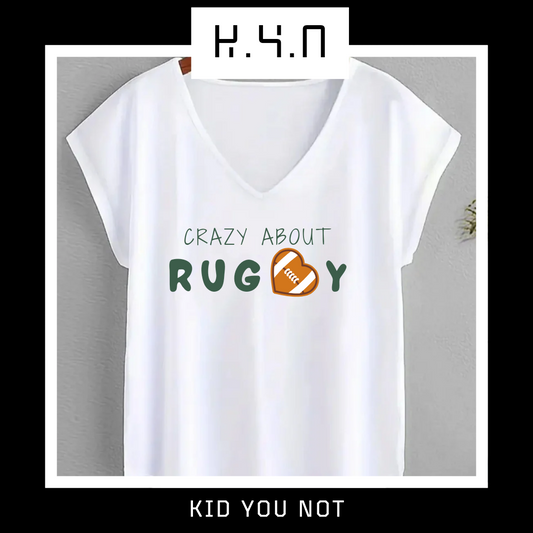 Ladies Crazy about Rugby T-shirt